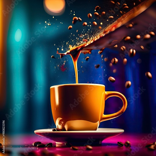 Fototapeta Naklejka Na Ścianę i Meble -  coffie background