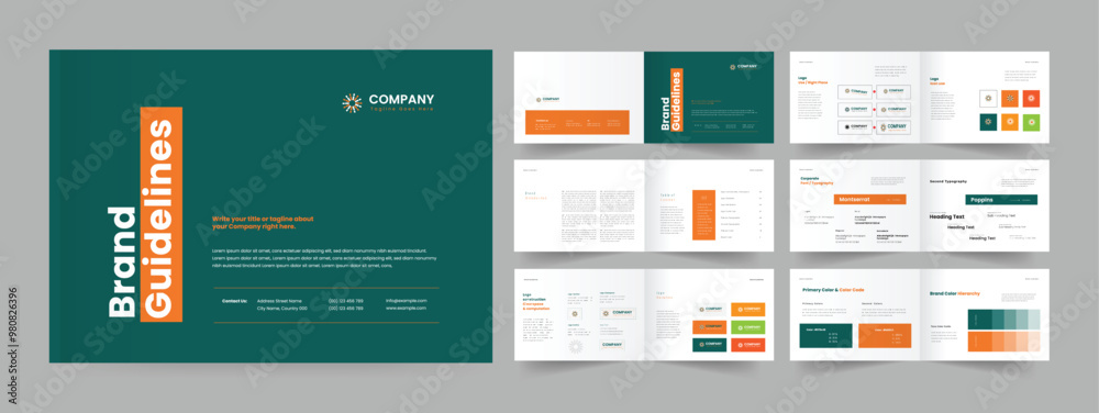 creative brand guidelines layout template creative brand guidelines layout template