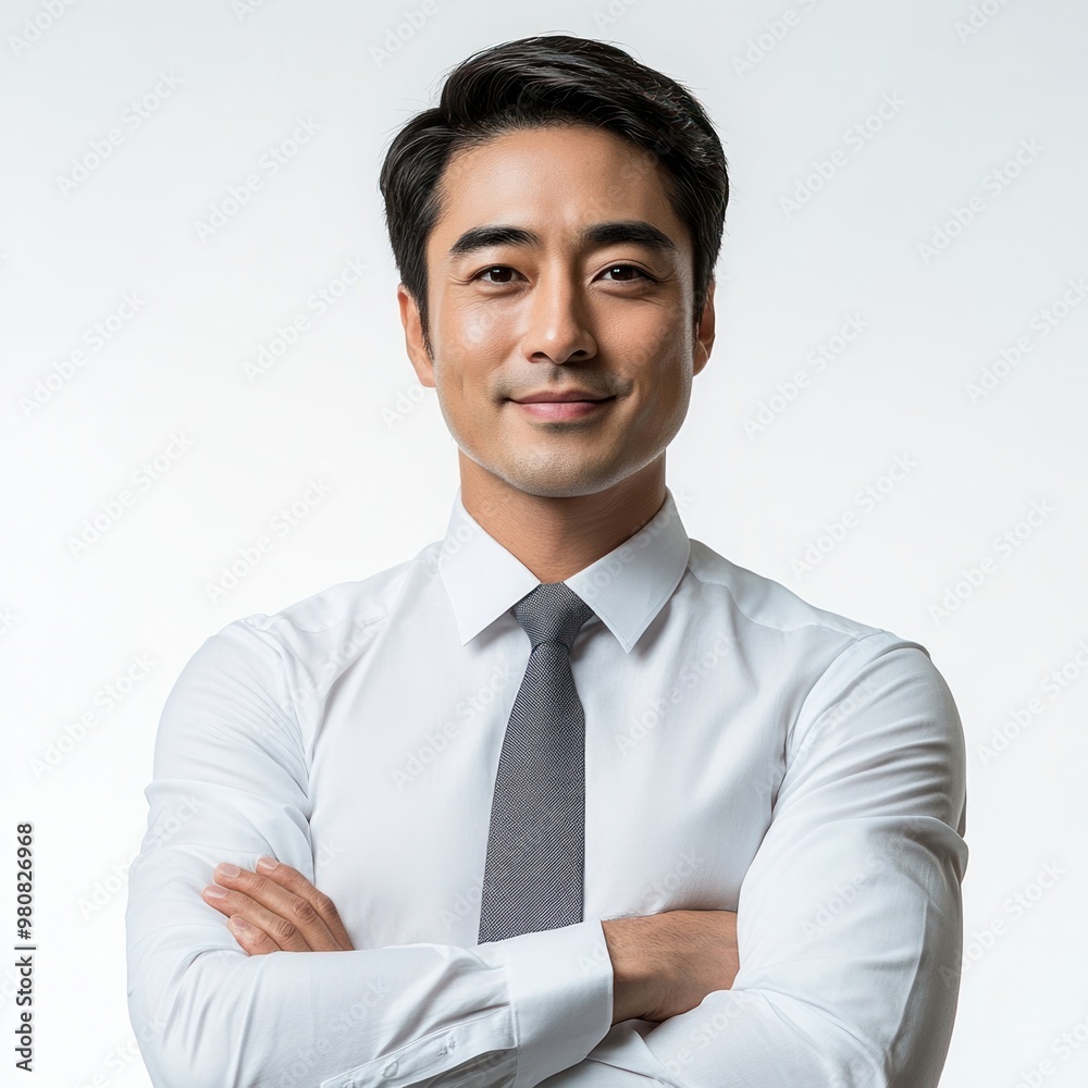 Confident professional man smiling Confident professional man smiling
