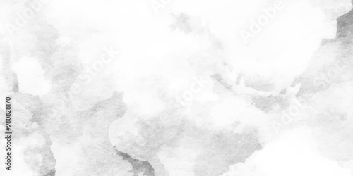 Vector watercolor texture for cards. Grey watercolour banner, White background paper with white marble texture,Cement wall modern style background and texture. white marble background.