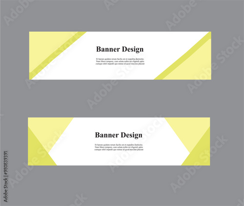 Modern Banner Vector