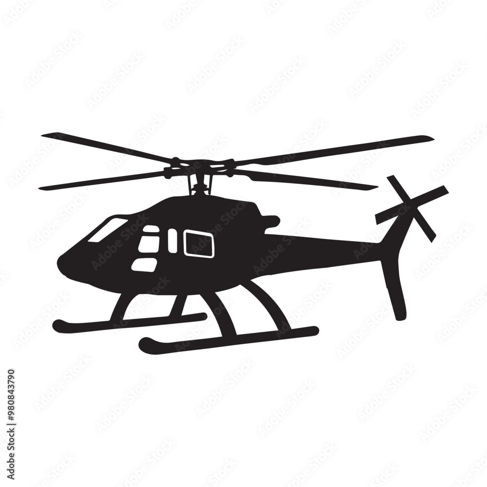 Transport Helicopter vector illustration in black and white - helicopter silhouette clipart
Transport Helicopter vector illustration in black and white - helicopter silhouette clipart