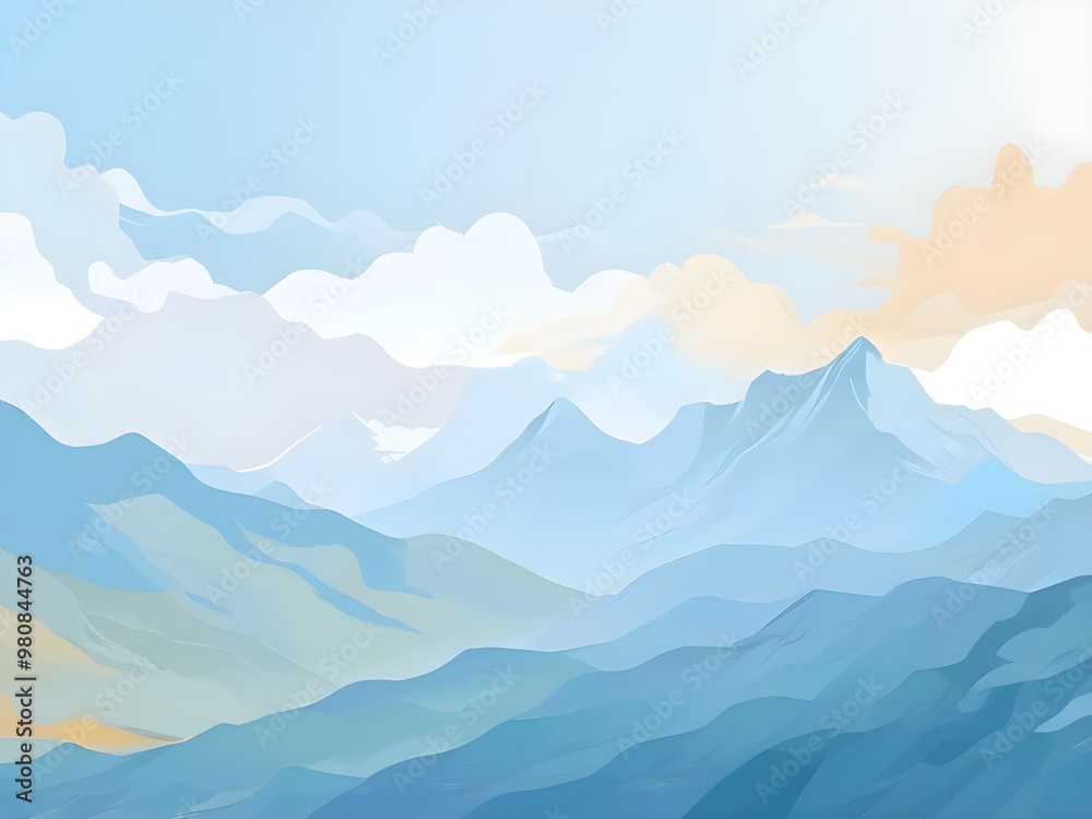 Fototapeta premium mountain landscape