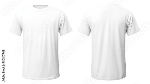 White men's T-shirt