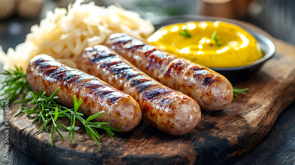 Frankfurter Sausage with Sauerkraut Frankfurter Sausage with Sauerkraut