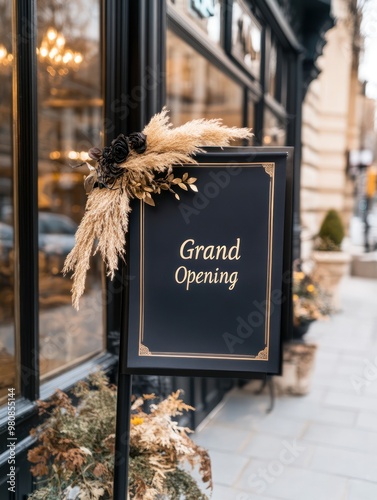 A stylish storefront with a 