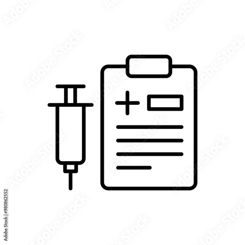 Anesthesia outline icons, minimalist vector illustration ,simple transparent graphic element .Isolated on white background