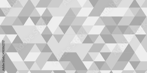 Polygonal Mosaic Background. grey and white abstract mosaic seamless pattern. Vector crack background. Endless texture. Gray Geometric Retro tiles pattern Fabric vintage print, vector illustration.	