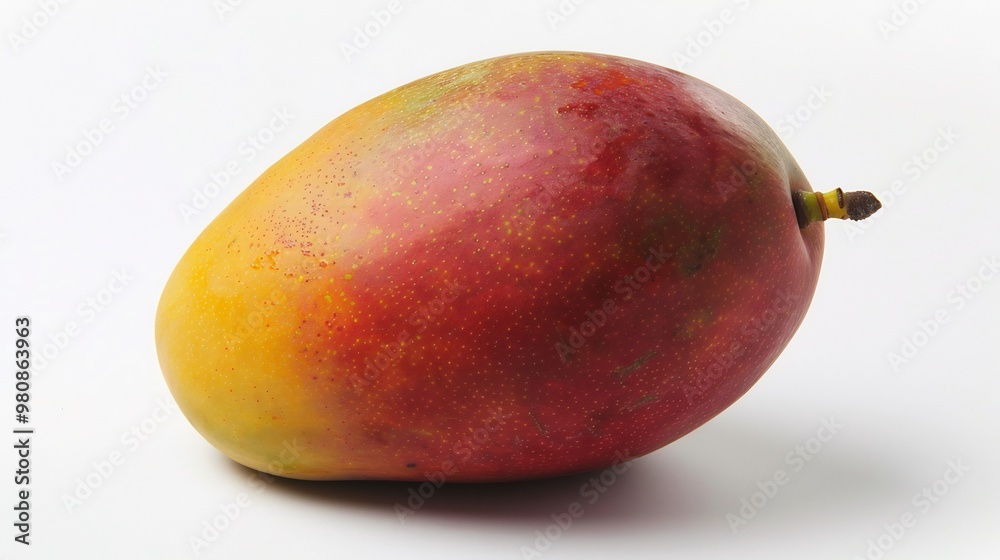 Ripe Mango on a White Background Ripe Mango on a White Background