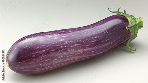 Wallpaper Mural A single, fresh vegetable is placed on a clean and unblemished white background. The vegetable has a natural shape, with its unique curves and contours. It might have a vibrant color that catches the  Torontodigital.ca