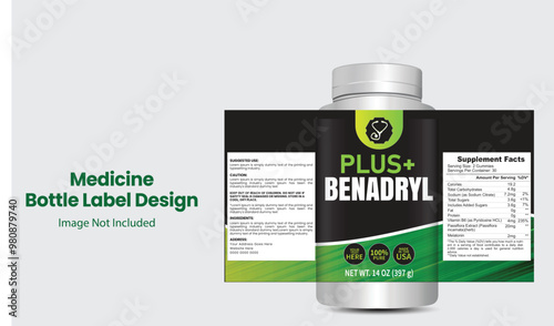Bottle label, Package template design, Label design, mock-up design label template