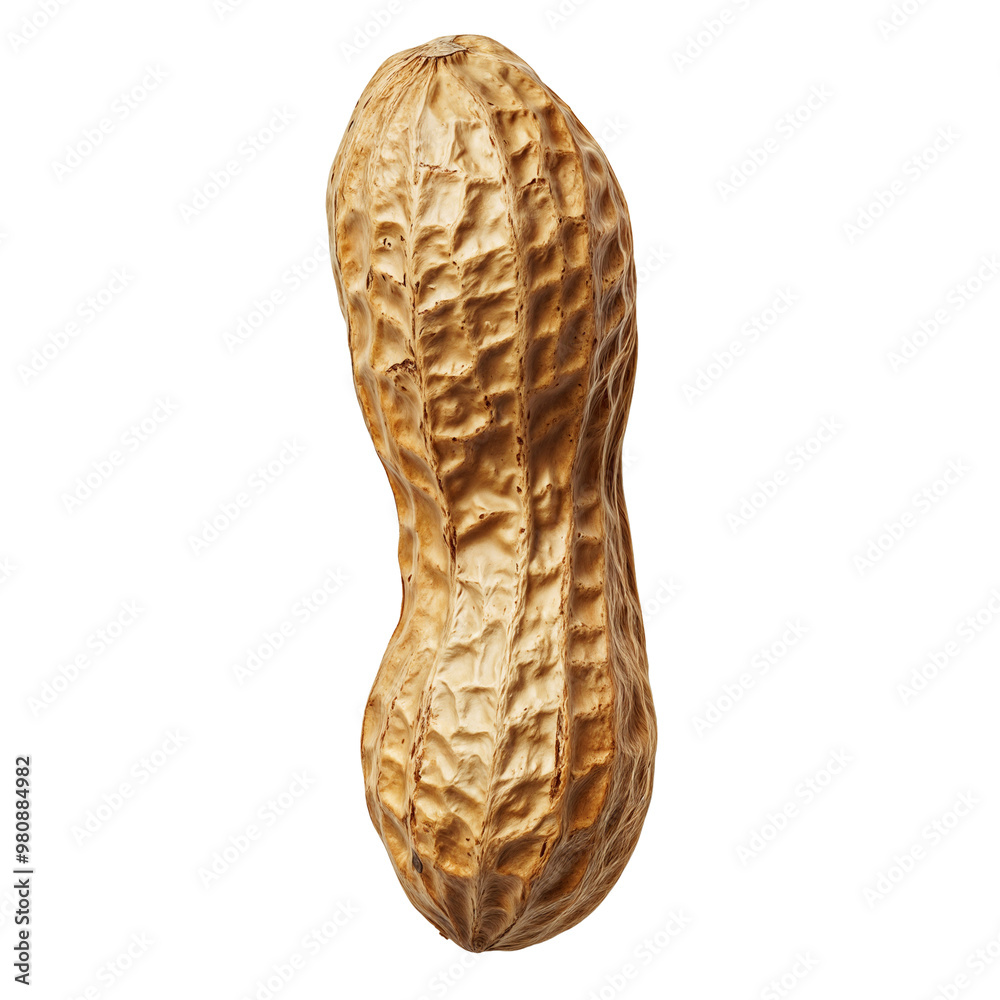 A large, whole peanut, isolated on transparent background, cutout . PNG A large, whole peanut, isolated on transparent background, cutout . PNG