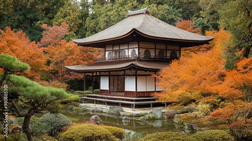 Ginkaku-ji Temple (Silver Pavilion) in Kyoto.