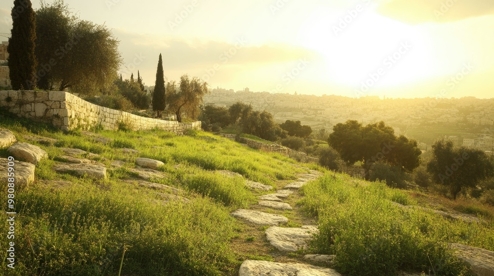Fototapeta premium Mount of Olives in Jerusalem.