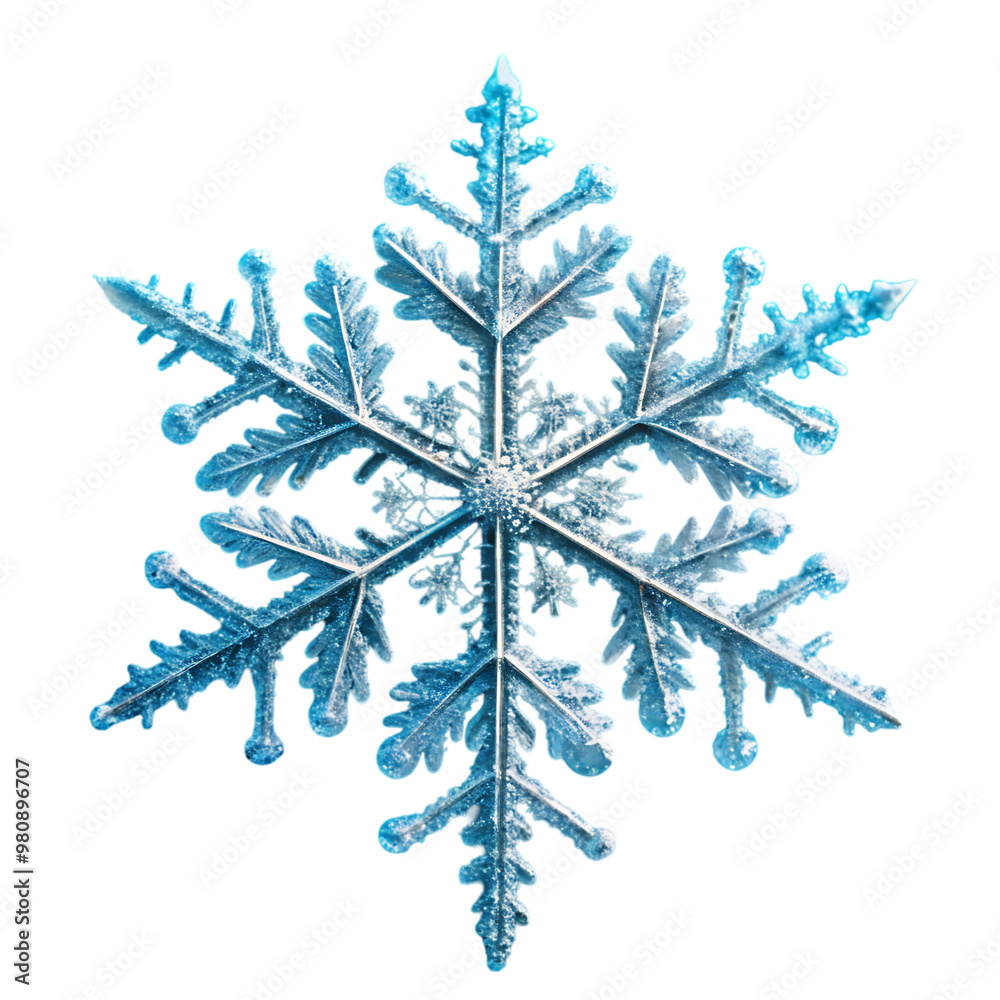 Realistic snowflake Realistic snowflake