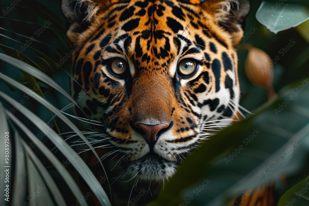 Majestic Leopard in Dense Foliage Majestic Leopard in Dense Foliage