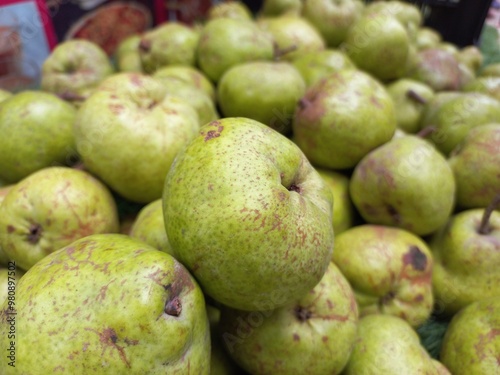Canvas Print The pear is a sweet-tasting pip fruit of which there are two thousand varieties