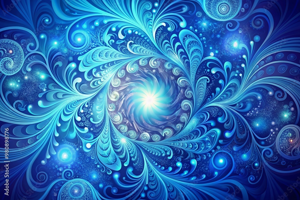 Vibrant abstract blue background with intricate swirling patterns and subtle gradient shifts, evoking a sense of calmness and serenity, perfect for digital design elements. Vibrant abstract blue background with intricate swirling patterns and subtle gradient shifts, evoking a sense of calmness and serenity, perfect for digital design elements.