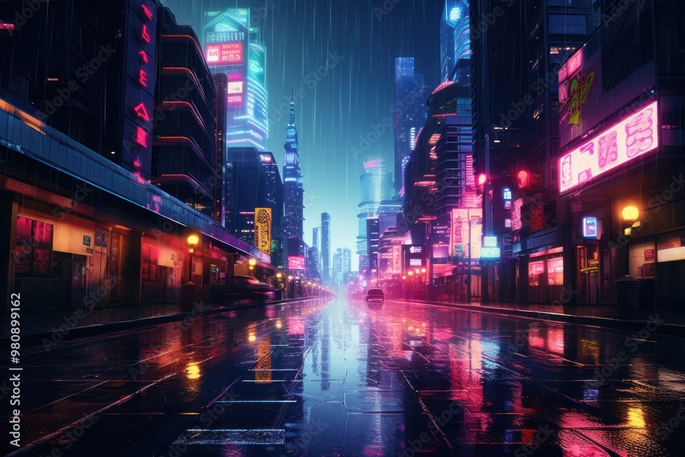 Rainy light city architecture. Rainy light city architecture.