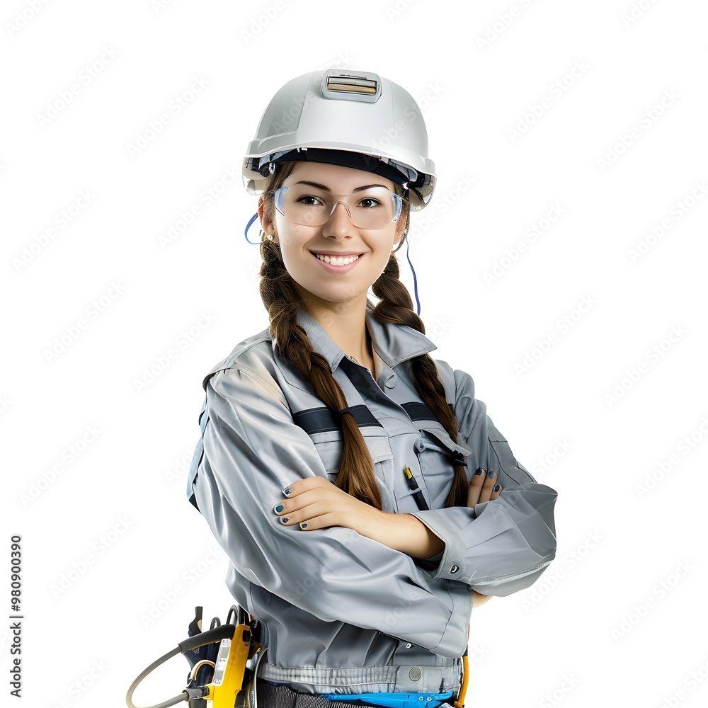 female construction worker female construction worker