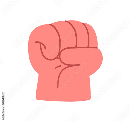 Hand, pointing, leaning, grasping, clenching, holding, different arm action, gesture symbol, different hand gestures, signs shown with palm and fingers isolated on background flat vector illustration.