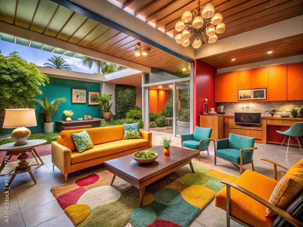 Iconic 1970s TV show-inspired mid-century modern home, fully restored to its retro glory, now available for sale, Iconic 1970s TV show-inspired mid-century modern home, fully restored to its retro glory, now available for sale,