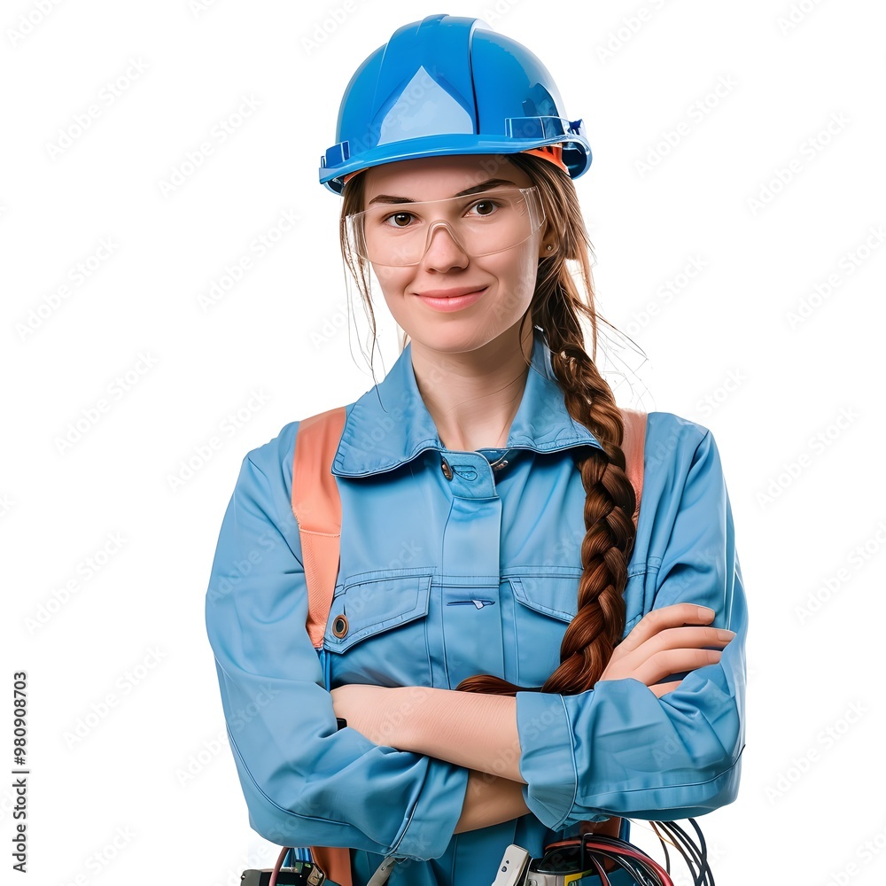 female construction worker female construction worker