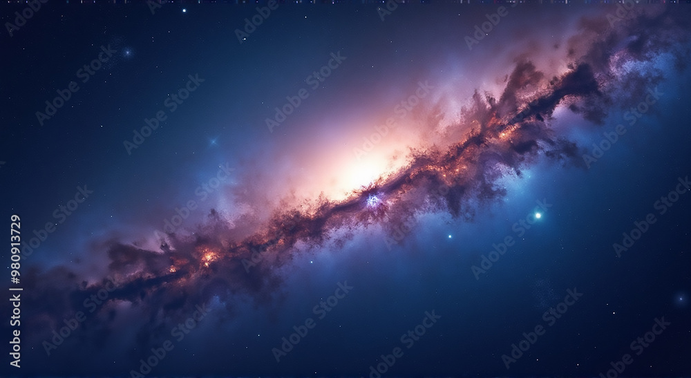 Fototapeta premium sunset over the mountains