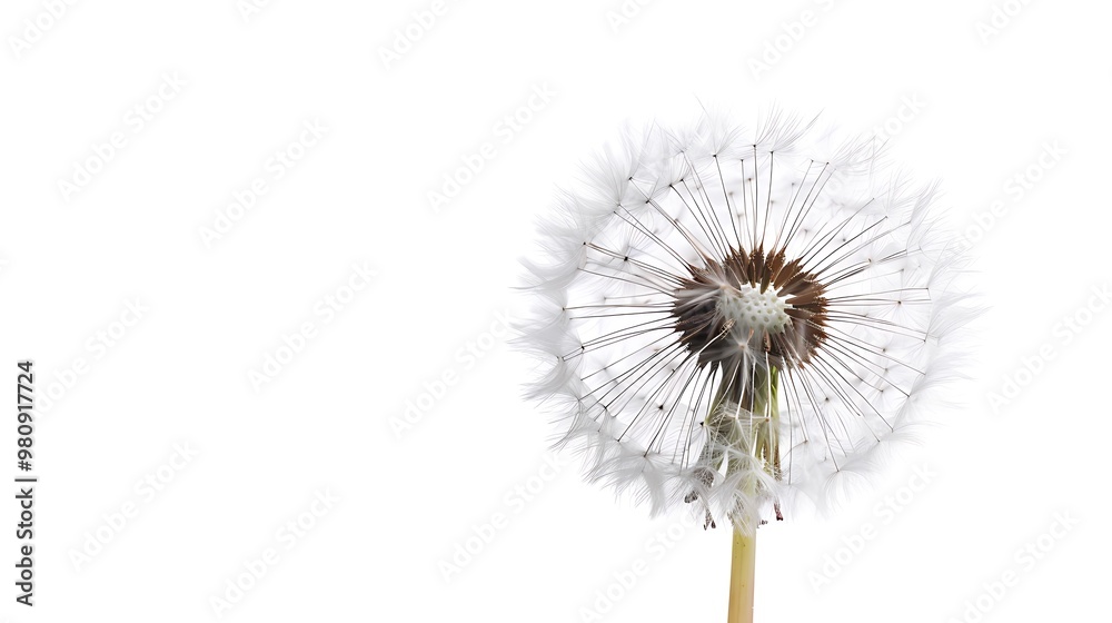 dandelion isolated on white background dandelion isolated on white background