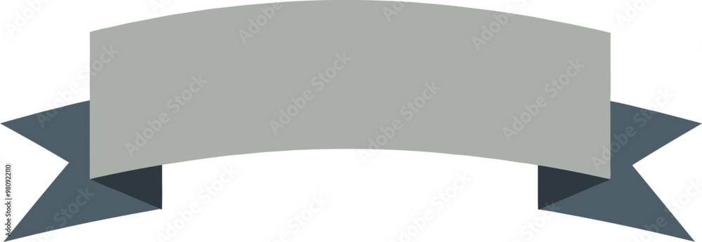 리본 배너 클립아트 일러스트레이션