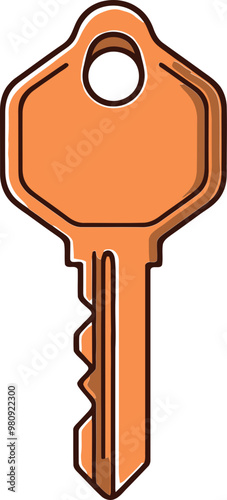 열쇠 클립아트 일러스트레이션