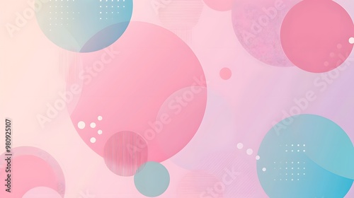 Soft Geometric Pastel Pattern