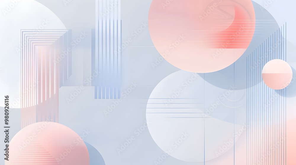 Abstract Pastel Geometric Vector Abstract Pastel Geometric Vector