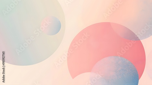 Creative Minimalist Pastel Background