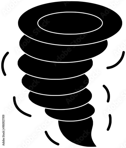 hurricane illustration wind silhouette storm logo disaster icon windstorm outline typhoon cyclone tornado weather thunderstorm cloud climate danger nature shape and vector graphic background