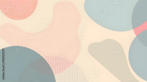 Wallpaper Mural Trendy Pastel Abstract Background Torontodigital.ca
