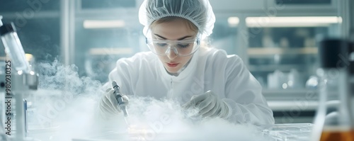 Laboratory Worker Testing A...