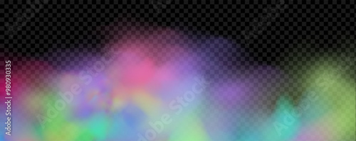 Background of an explosion of colorful smoke clouds.Multicolor fog with blue and yellow particles.Explosions of color powder.