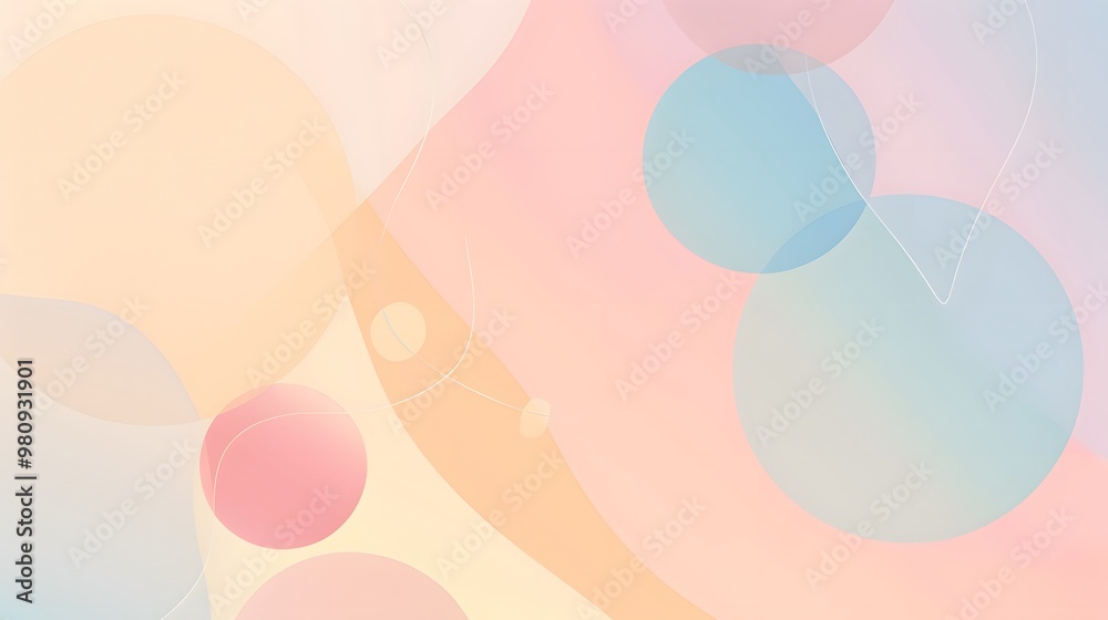 Geometric Pastel Vector Background Geometric Pastel Vector Background