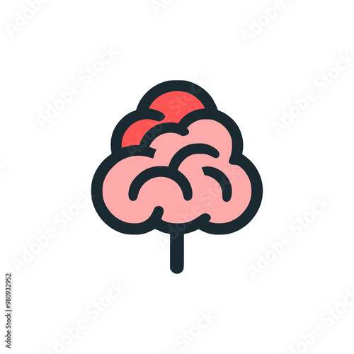 cotton candy snack sweet logo vector illustration template design
