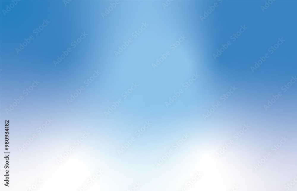 Obraz premium White and blue gradient sky style background design