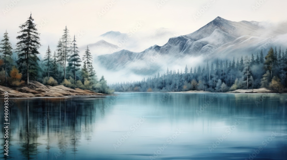 Mountain wallpaper landscape nature lake. Mountain wallpaper landscape nature lake.