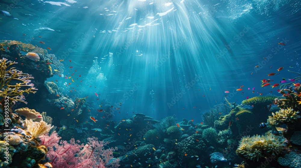 The ocean's role in carbon sequestration is vital for mitigating climate change. The ocean's role in carbon sequestration is vital for mitigating climate change.