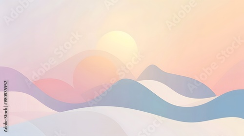 Subtle Geometric Pastel Background