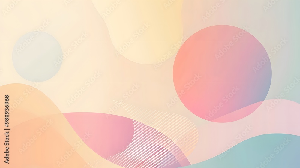 Modern Geometric Pastel Layout Modern Geometric Pastel Layout