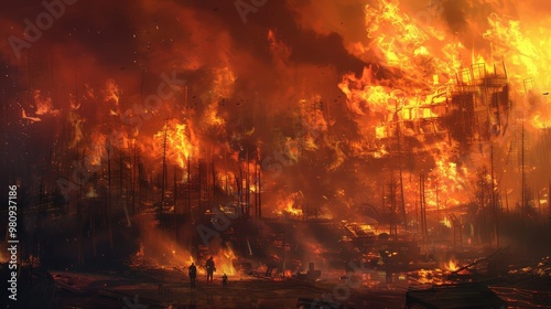 The power of fire is both awe-inspiring and destructive