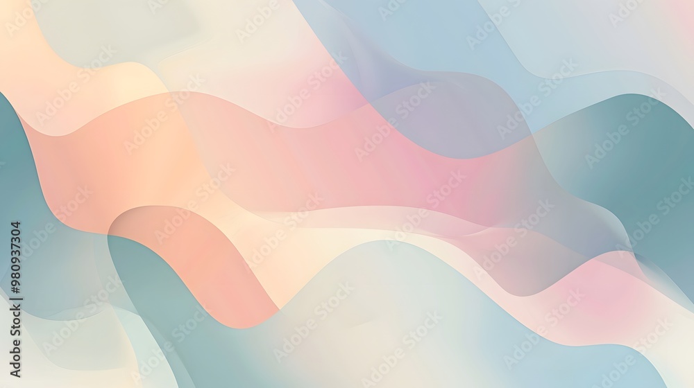 Fototapeta premium Pastel Geometric Background Design