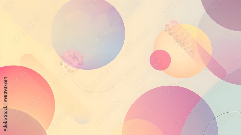 Pastel Geometric Background Design Pastel Geometric Background Design