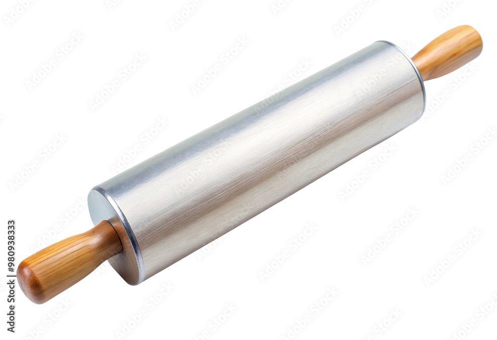 Wooden rolling pin isolated with transparent background. Wooden rolling pin isolated with transparent background.