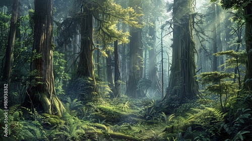 The presence of old-growth forests, which have remained undisturbed for long periods, provides valuable insights into natural forest dynamics and ecological processes.